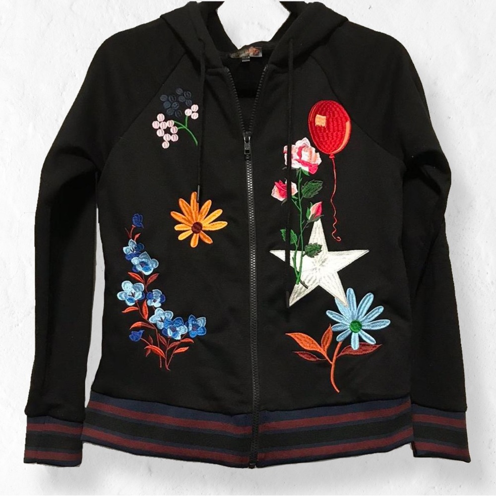 Cynthia Rowley unique embroidered jacket